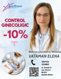 Oferta de 10 % reducere la consultația primară a medicului ginecolog