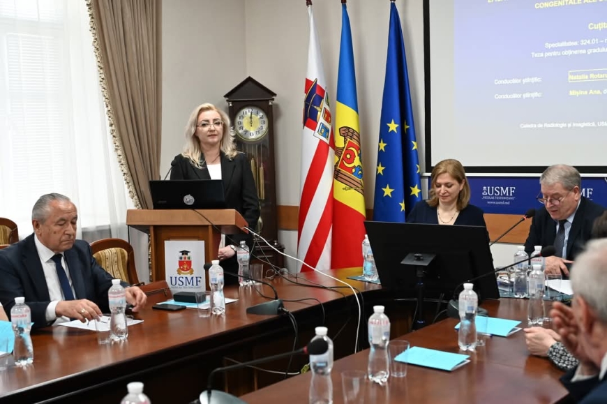 Dr. Irina Cuțitari a susținut cu succes teza de doctorat în științe medicale